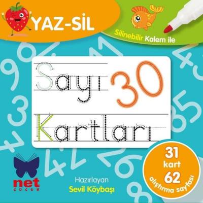Yaz-Sil Sayı Kartları Sevil Köybaşı