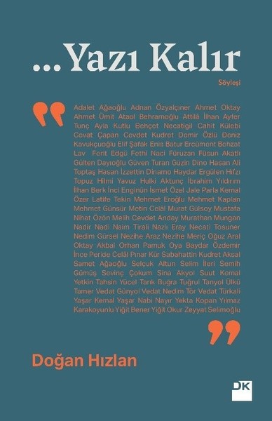 ... Yazı Kalır Doğan Hızlan