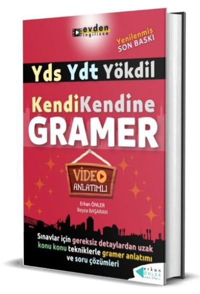 YDS YDT Yökdil Kendi Kendine Gramer - Video Anlatımlı (Ciltli)
