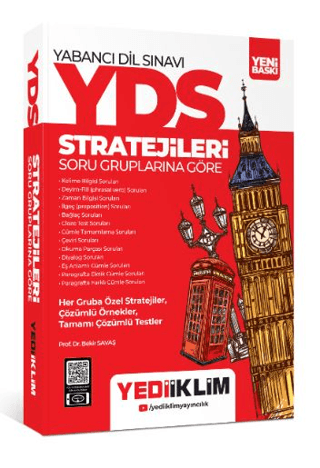 YDS - YÖKDİL Stratejileri Soru Gruplarına Göre Konu Anlatımlı Soru Bankası