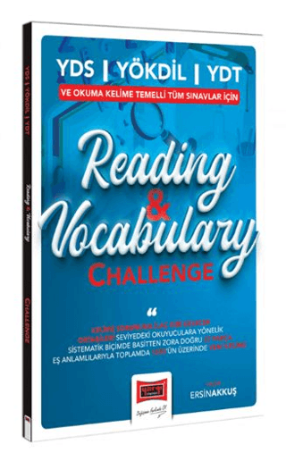 YDS YÖKDİL YDT ve Okuma Kelime Temelli Tüm Sınavlar İçin Reading And Vocabulary Challenge