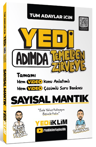 Yedi Adımda Temelden Zirveye Sayısal Mantık Video Konu Anlatımlı Video Çözümlü Soru Bankası