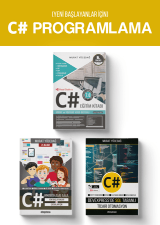 Yeni Başlayanlar için C# Programlama (3 Kitap Takım)