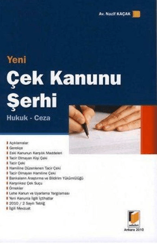 Yeni Çek Kanunu Şerhi