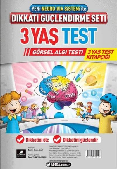 Dikkati Güçlendirme Seti 3 Yaş Test %24 indirimli Osman Abalı