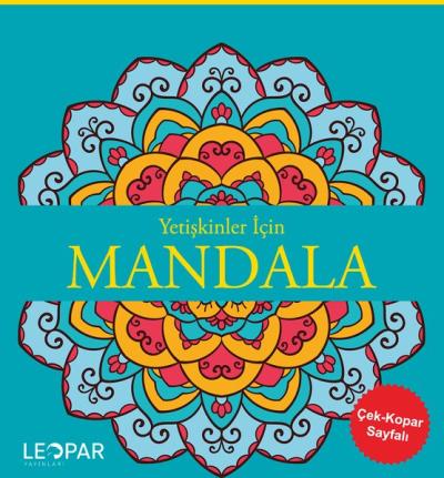 Yetişkinler İçin Mandala - Mavi