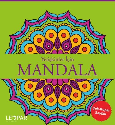 Yetişkinler İçin Mandala - Yeşil