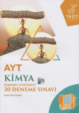 YKS AYT Kimya Tamamı Çözümlü 30 Deneme Sınavı