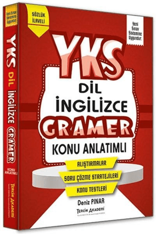 YKS Dil İngilizce Gramer Türkçe Açıklamalı ve Kapsamlı Konu Anlatımı Kitabı