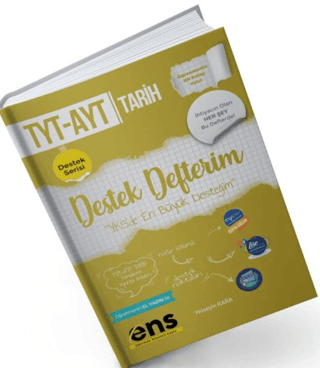 YKS TYT AYT Tarih Destek Defterim Destek Serisi