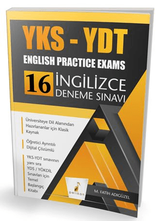 YKS-YDS English Practice Exams 16 İngilizce Deneme Sınavı