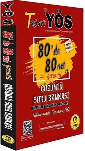 YÖS Matematik Geometri 80 De 80 Net Garanti Soru Bankası Kolektif