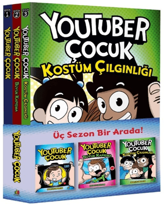 Youtuber Çocuk Set (3 Kitap)