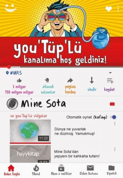 You‘Tüp'lü Kanalıma Hoş Geldiniz! Mine Sota