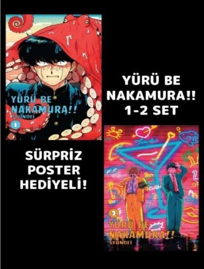 Yürü Be Nakamura 1 - 2 - Poster Hediyeli Set Muneyuki Kaneşiro