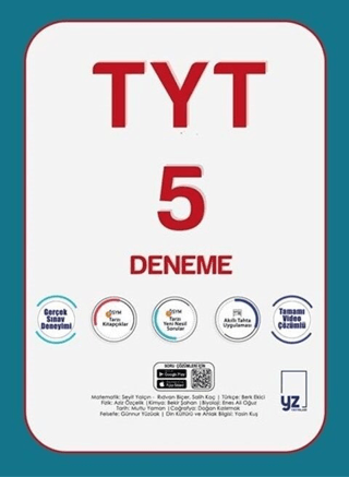 YZ YKS TYT 5 Deneme Sınavı Video Çözümlü