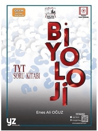 YZ YKS TYT Biyoloji Soru Kitabı
