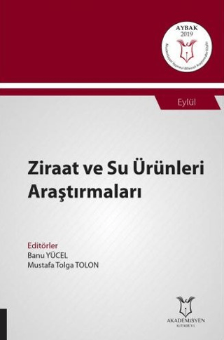 Ziraat ve Su Ürünleri Araştırmaları (AYBAK 2019 Eylül)