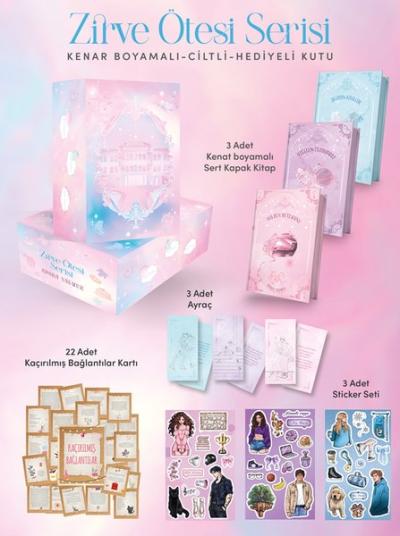 Zirve Ötesi Serisi Yan Boyamalı Seti - 3 Kitap Takım - Hediyeli Kutulu (Ciltli)